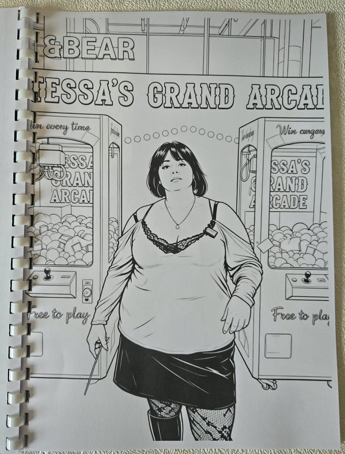 New Gavin and Stacey colouring book interior page