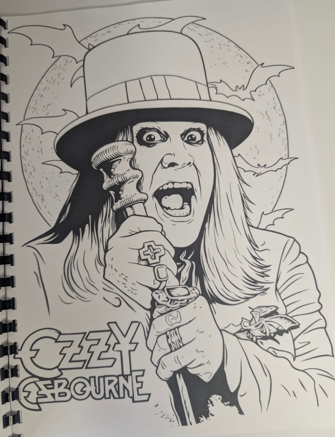 Ozzy Osbourne Colouring Book