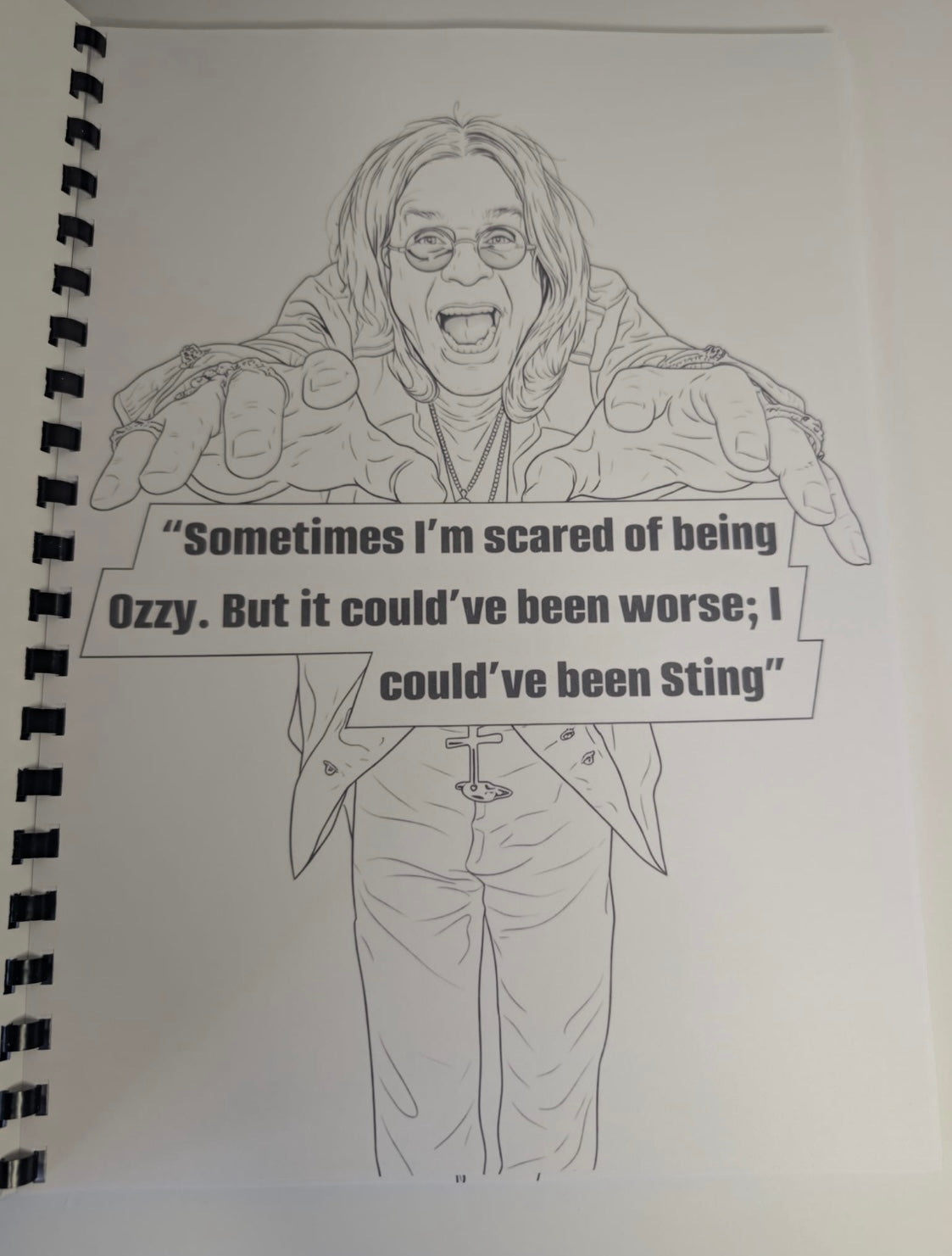 Ozzy Osbourne Colouring Book