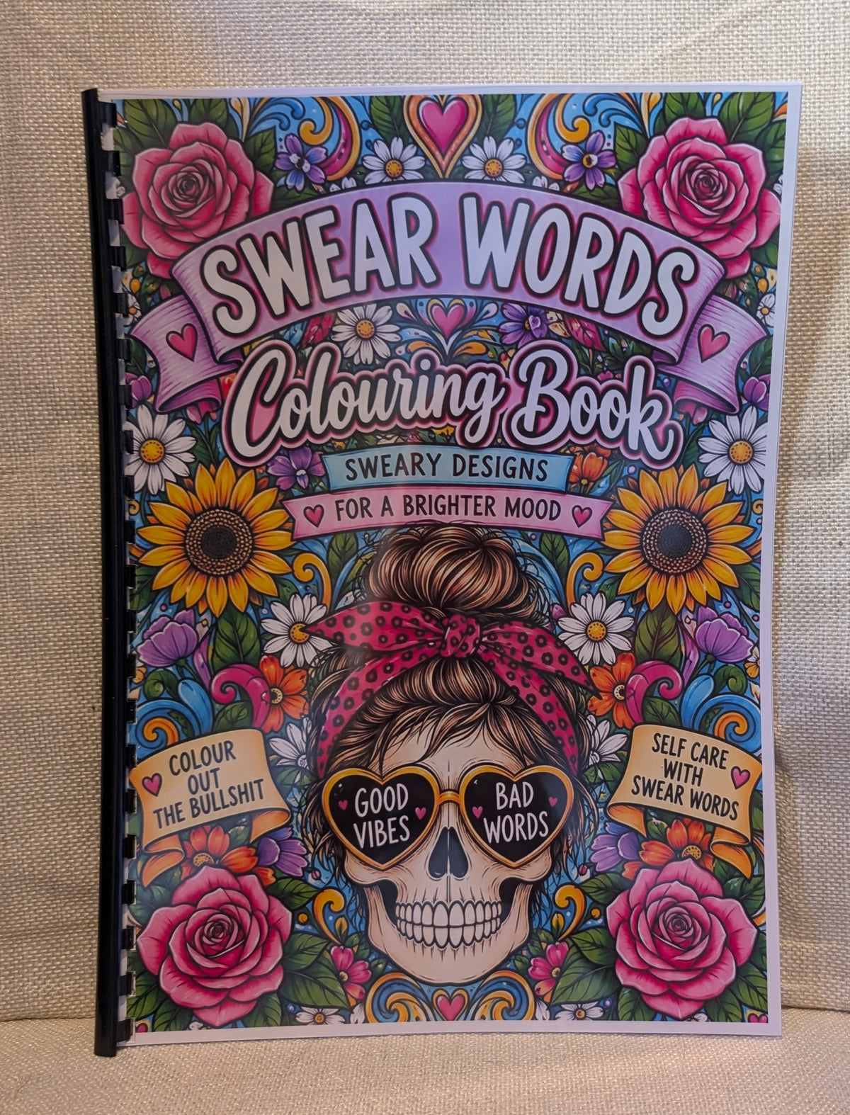 Swear Words Colouring Book cover