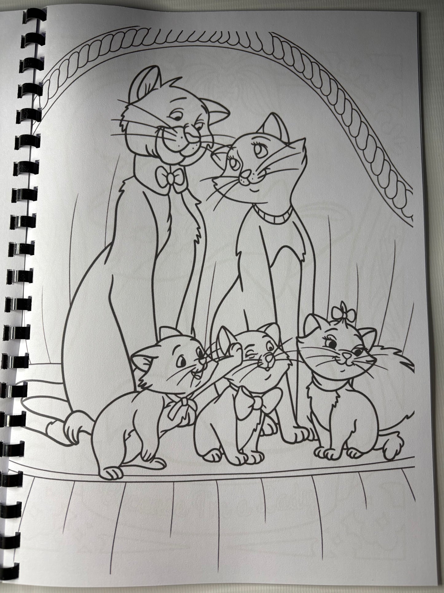 Aristocats Inspired Colouring Book