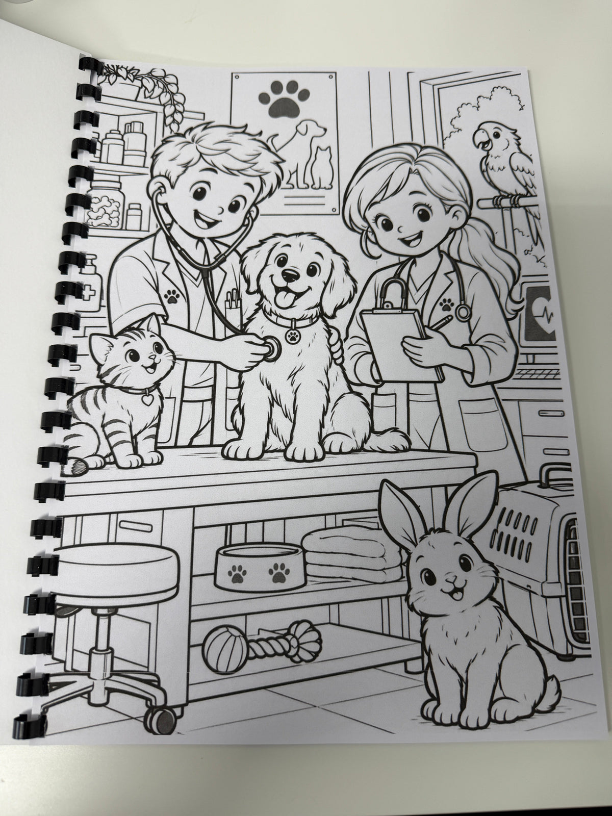 When I Grow Up colouring book sample colouring page 1