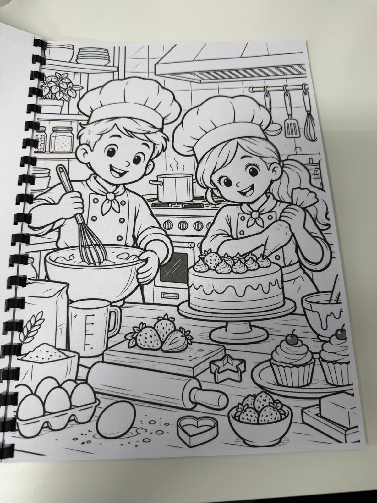 When I Grow Up colouring book sample colouring page 2
