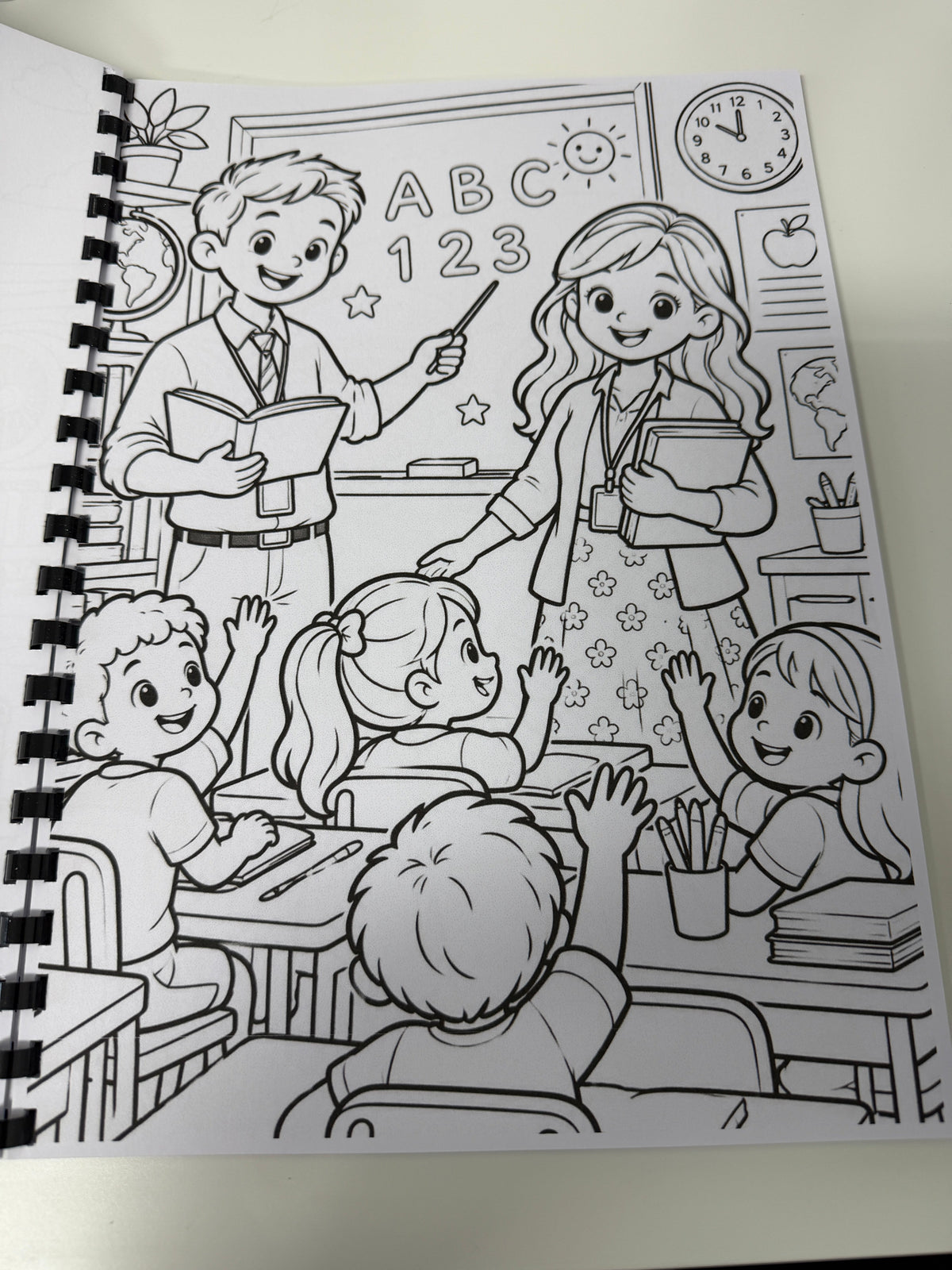 When I Grow Up colouring book sample colouring page 3